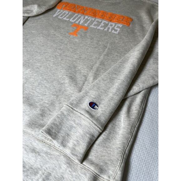 Tennessee Volunteers Shirt‎ Mens L Gray Sweatshirt Pullover Champion - Picture 9 of 9